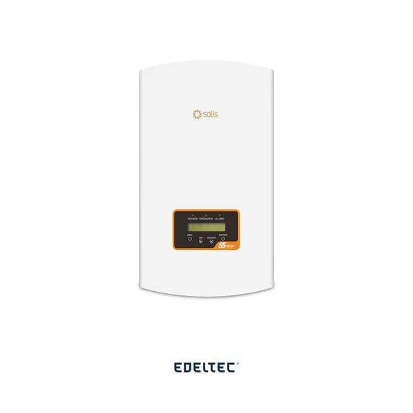 Inversor 380v solis 2mppt trifasico 20kw s5-gr3p20k wifi